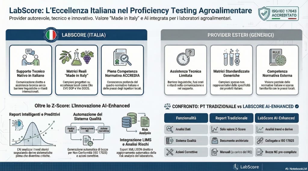 Confronto PT Tradizionale vs LabScore AI-Enhanced
